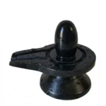 1.5″ Inches Black Narmadeshwar Shivling with Jaladhari(Base) for Home
