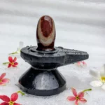 1.5″ Narmadeshwar Shivling with Jaladhari(Base) for Home