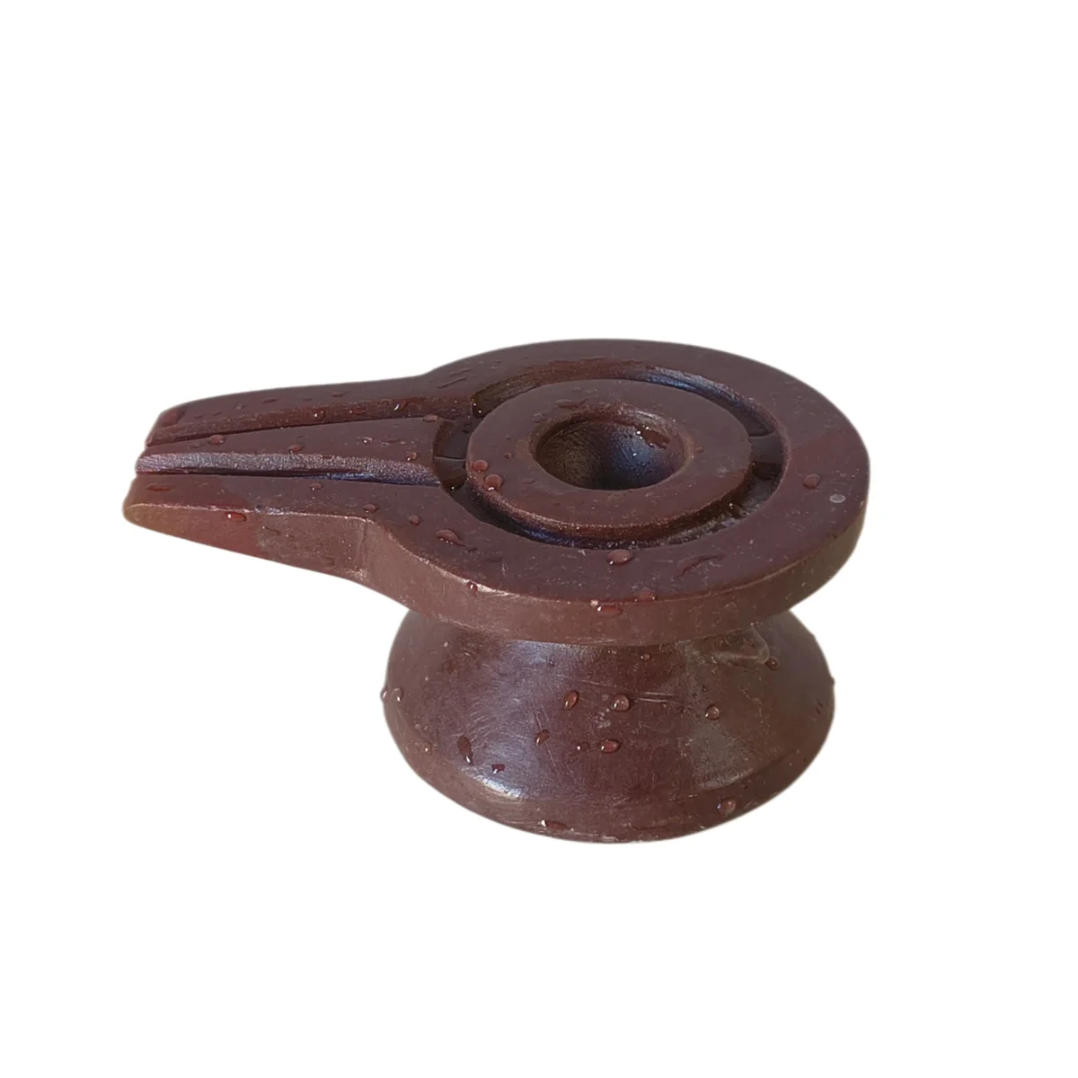 Path-narmadeshwar-shivling-2-inches-jaladhari-3-1200x1200 4″ Jaladhari | Arghya | Yonipitha – Traditional sacred base of the Shivling - Image 1